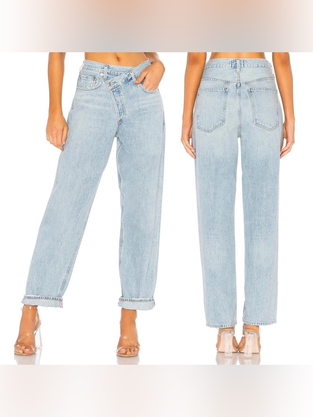 Light Wash Agolde High-Rise Jeans